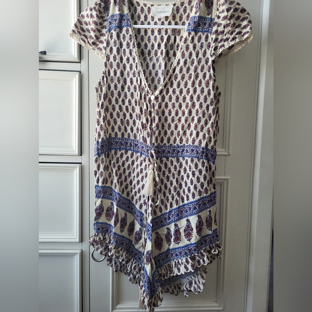 Cotton Candy La Boho Romper - S